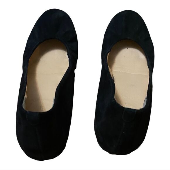 J. Crew| Black Cece Suede Ballet Flats | 6.5 - Picture 5 of 7